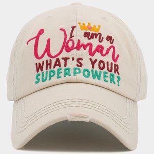 Woman / Superpower cap !